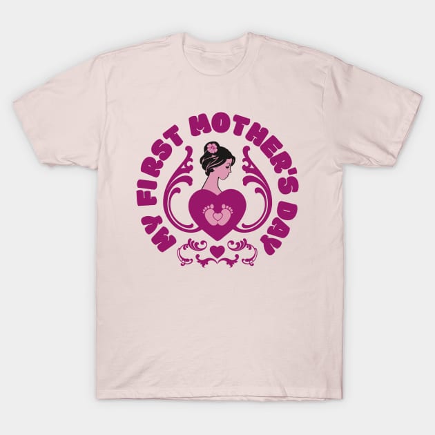 My First Mother's Day | Mother's Day Gift Ideas T-Shirt by GoodyBroCrafts